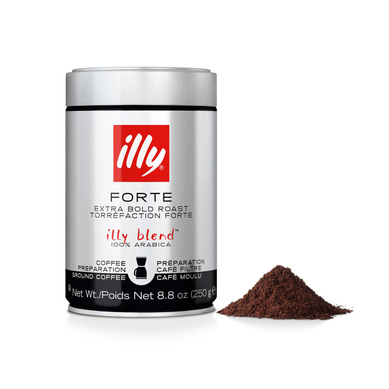 Illy Caffe & Espresso illy Ground Drip Forte Coffee Extra Bold Roast